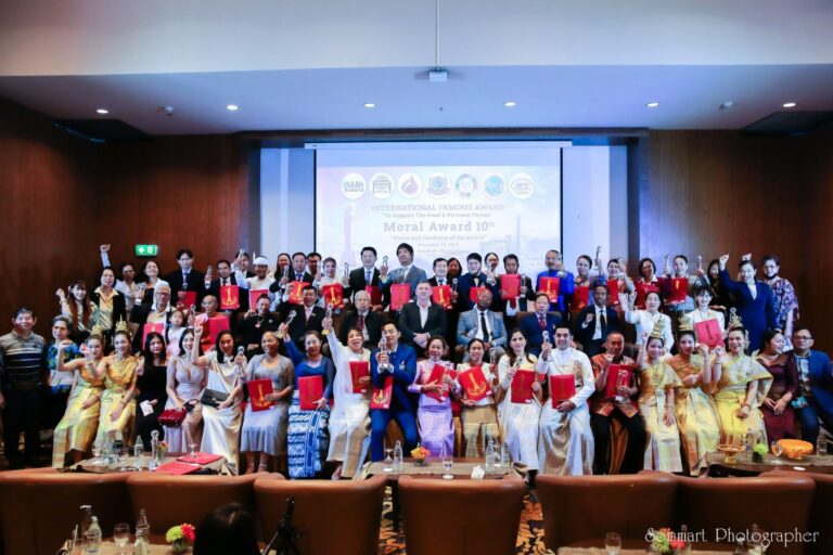 Moral Award ครั้งที่ 10 สมเด็จพระสังฆราชสหภาพเมียนมาร์ พร้อมบุคคลสำคัญ จากหลายประเทศ เข้ารับรางวัล Moral Award ครั้งที่ 10