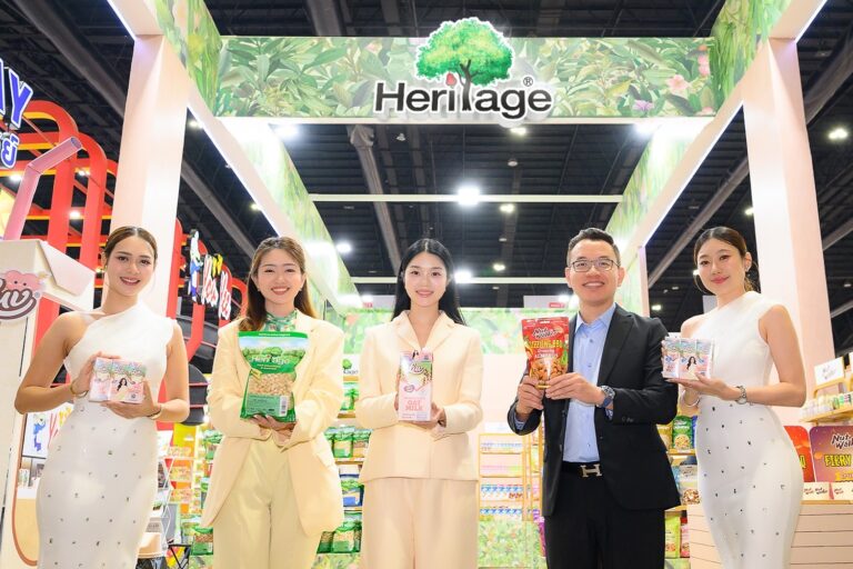 เปิดประตูสู่โลกแห่งสุขภาพ! เครือเฮอริเทจ ยกขบวนผลิตภัณฑ์ระดับพรีเมียม มาตรฐานสากล  บุก THAIFEX – ANUGA ASIA 2025