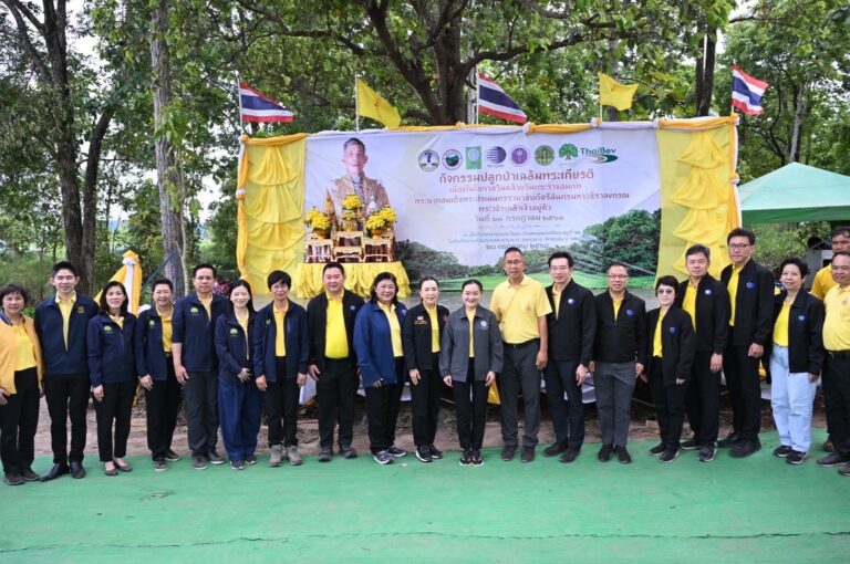 “สุดาวรรณ” รมว.อว. ปลูกป่าเฉลิมพระเกียรติ 5,000 ต้น เนื่องในโอกาสวันคล้ายวันพระราชสมภพของพระบาทสมเด็จพระเจ้าอยู่หัว 28 กรกฎาคม 2568 ดันงานวิจัยกล้าไม้เชื้อเห็ดไมคอร์ไรซา สร้างอาชีพ สร้างรายได้สู่ชุมชน