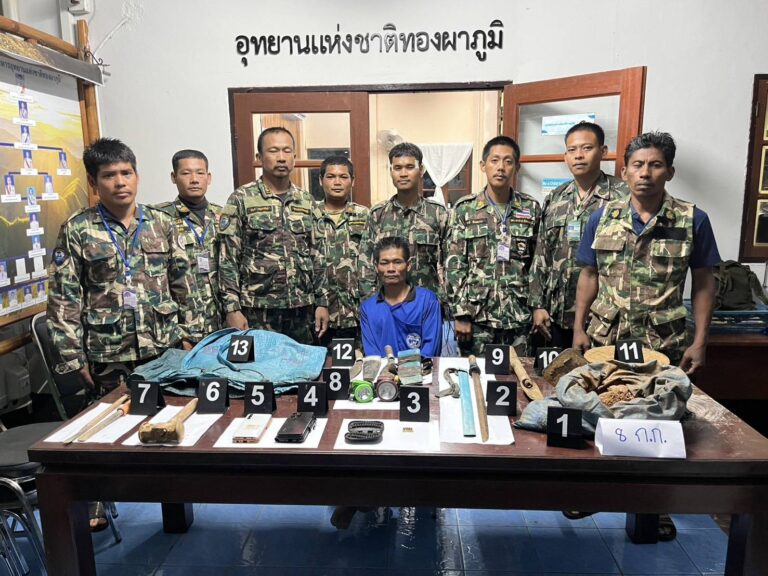 “รองนายกฯสุชาติ” สั่งตั้งฐานปฏิบัติการร่วมอุทยานฯ ตชด. ทหาร​ ป้องกันลักลอบขุดทองในเขตอุทยานฯทองผาภูมิ จ.กาญจนบุรี