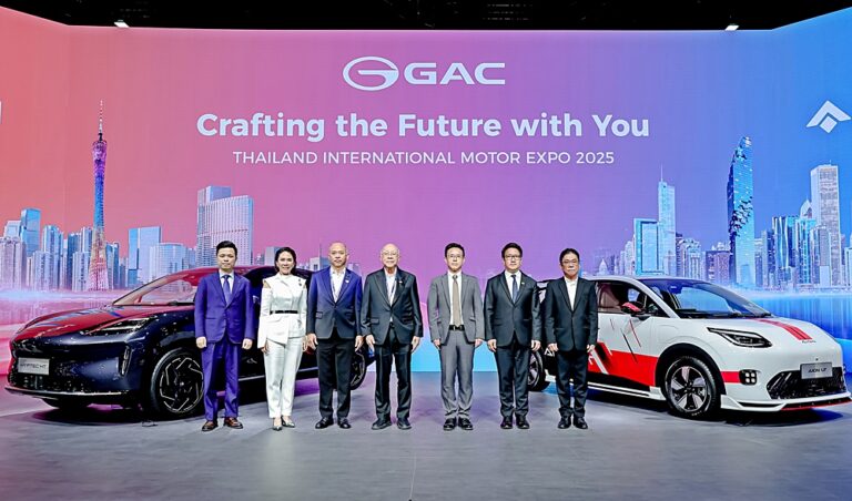 GAC AION Thailand ขนทัพยนตรกรรมพลังงานใหม่จัดแสดงครบทุกไลน์อัปในงาน Motor Expo 2025  พร้อมเผยโฉม “Govy AirCab” ยานยนต์บินได้ไร้คนขับ